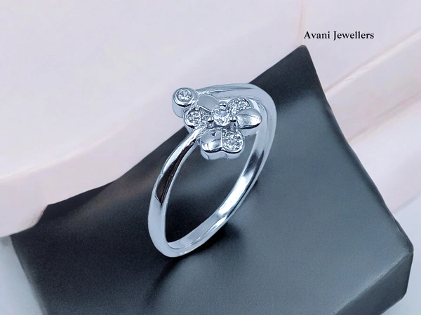 Avani Jewellers Silver Ladies Fancy Ring - 1.82, 11