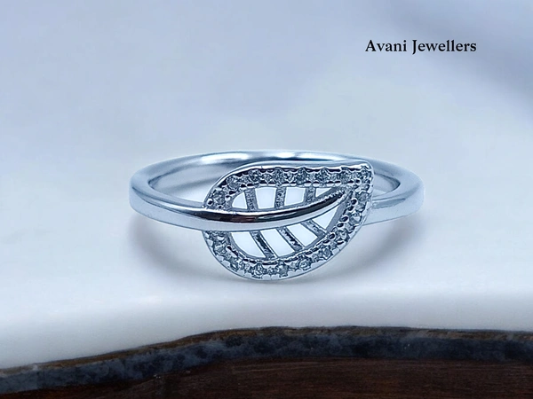 Avani Jewellers Silver Ladies Fancy Ring - 2, 9