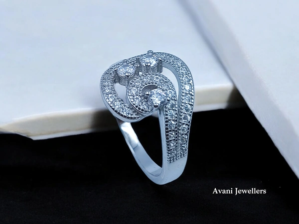 Avani Jewellers Silver Ladies Fancy Ring - 3.24