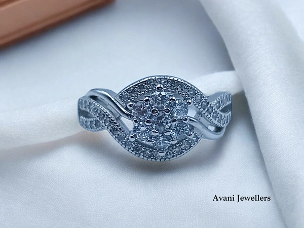 Avani Jewellers Silver Ladies Fancy Ring - 3.66, 11