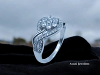 Avani Jewellers Silver Ladies Fancy Ring - 3.66, 11