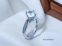 Avani Jewellers Silver Ladies Fancy Ring - 2.78, Adjustable