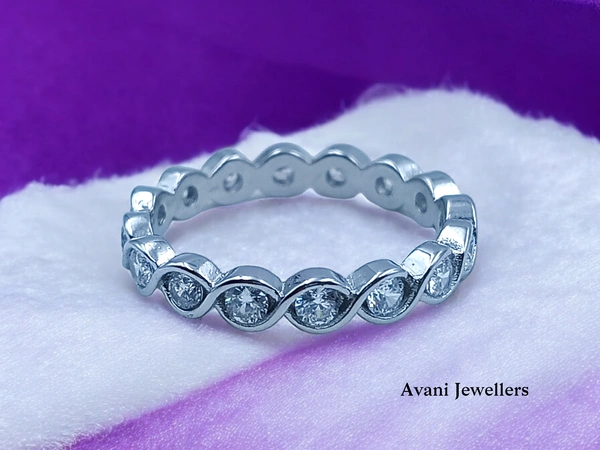 Avani Jewellers Silver Ladies Fancy Ring - 2.74
