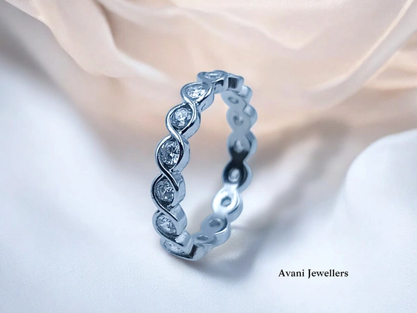 Avani Jewellers Silver Ladies Fancy Ring - 2.74