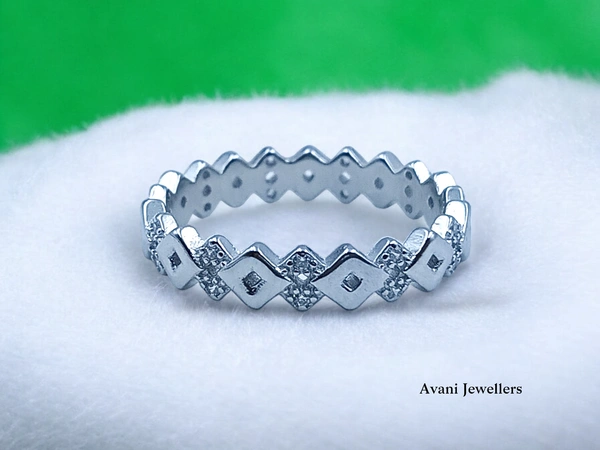 Avani Jewellers Silver Ladies Fancy Ring - 2.46, 11