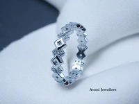 Avani Jewellers Silver Ladies Fancy Ring - 2.46, 11