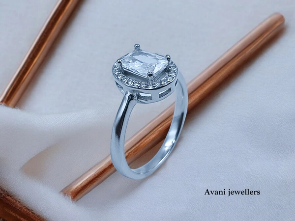 Avani Jewellers Silver Ladies Fancy Ring - 2.92, 13