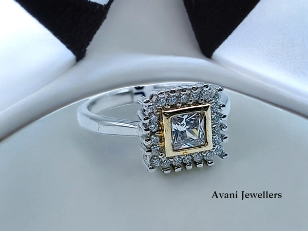 Avani Jewellers Silver Ladies Fancy Ring - 3.25, 12