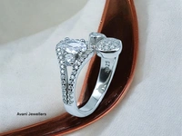 Avani Jewellers Silver Ladies Fancy Ring - 4.02, 10