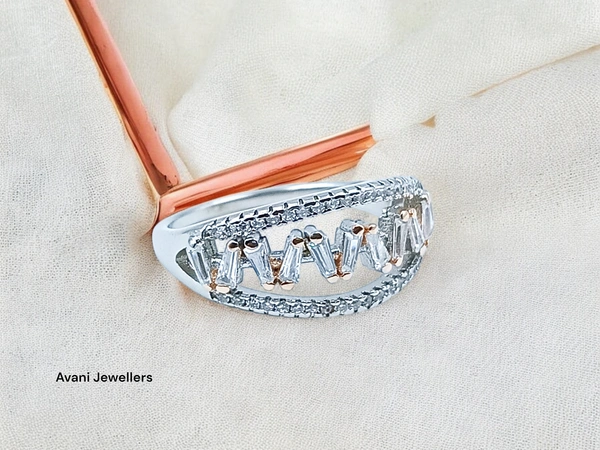 Avani Jewellers Silver Ladies Fancy Ring - 2.76, 14