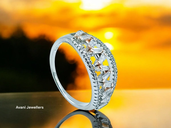 Avani Jewellers Silver Ladies Fancy Ring - 2.76, 14