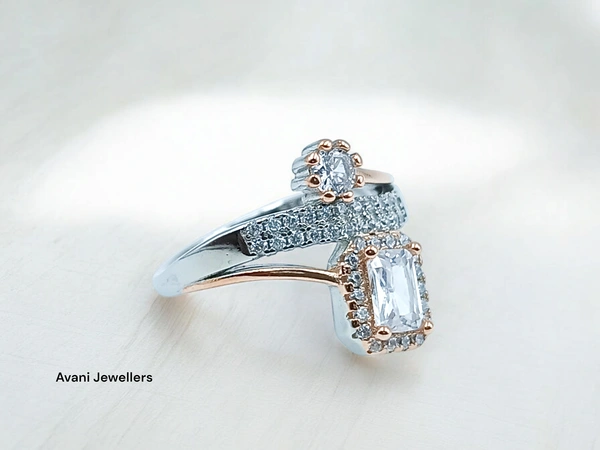 Avani Jewellers Silver Ladies Fancy Ring - 3.73, 14