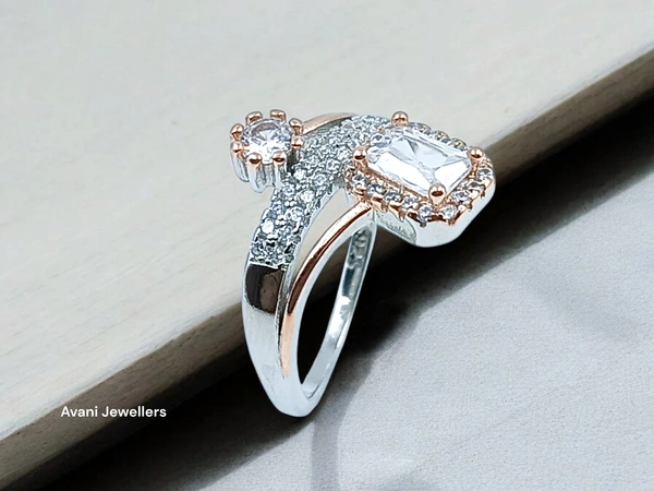 Avani Jewellers Silver Ladies Fancy Ring - 3.73, 14