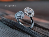 Avani Jewellers Silver Ladies Fancy Ring - 3.87, Adjustable