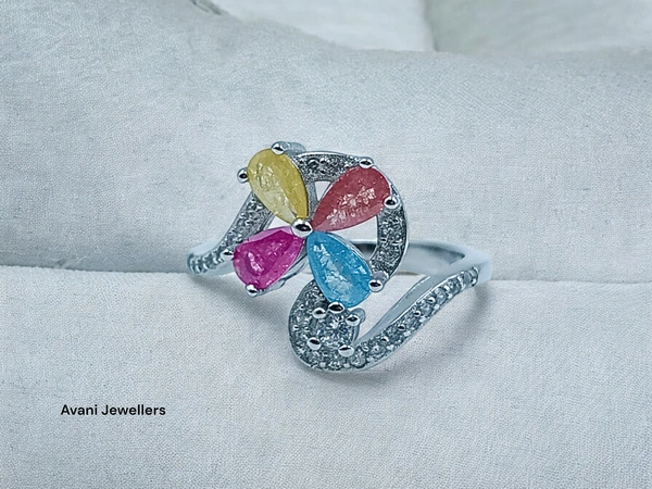 Avani Jewellers Silver Ladies Fancy Ring - 2.51, 9
