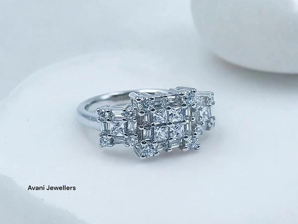 Avani Jewellers Silver Ladies Fancy Ring - 3.27, 11