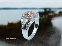 Avani Jewellers Silver Ladies Fancy Ring - 3.79, 12