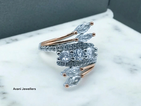 Avani Jewellers Silver Ladies Fancy Ring - 3.73, 9