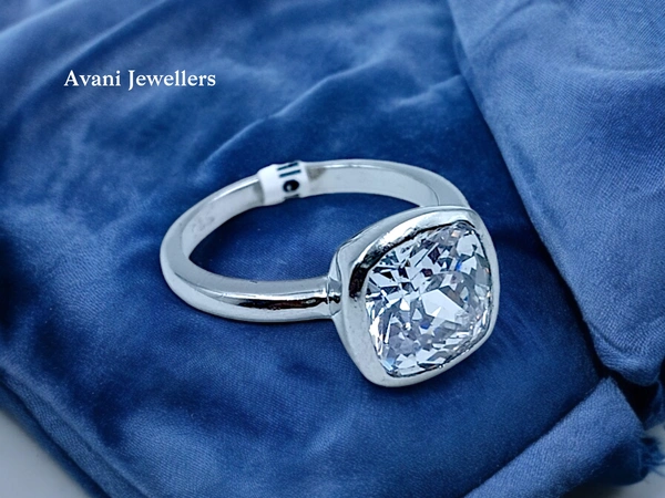Avani Jewellers Silver Ladies Fancy Ring - 3.09, 8
