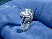 Avani Jewellers Silver Ladies Fancy Ring - 3.09, 8