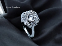 Avani Jewellers Silver Ladies Fancy Ring - 3.21, 16