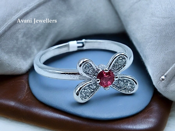 Avani Jewellers Silver Ladies Fancy Ring - 1.56, 9