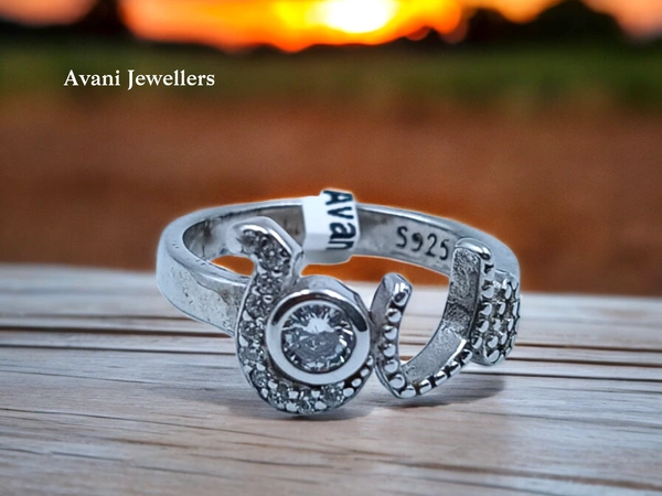 Avani Jewellers Silver Ladies Fancy Ring - 2.82, 10