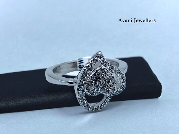 Avani Jewellers Silver Ladies Fancy Ring - 3.11, 12