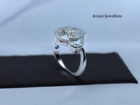Avani Jewellers Silver Ladies Fancy Ring - 3.11, 12