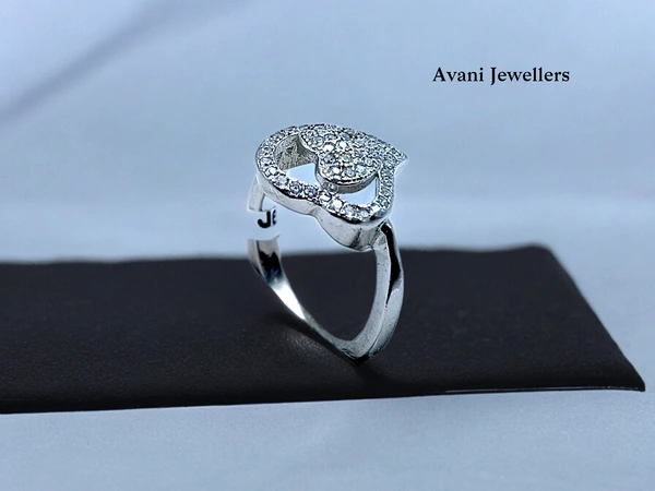 Avani Jewellers Silver Ladies Fancy Ring - 3.11, 12