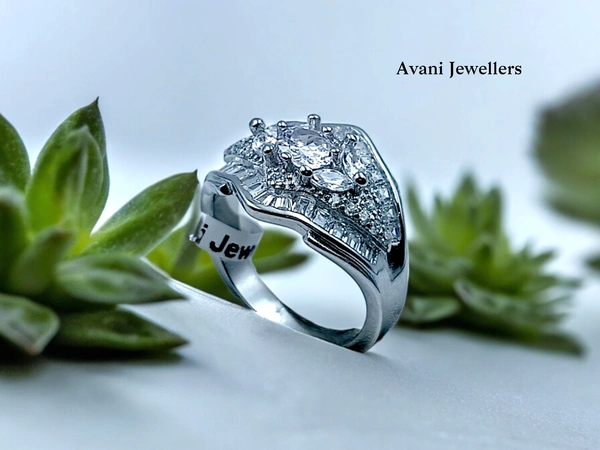 Avani Jewellers Silver Ladies Fancy Ring - 4.71, 12