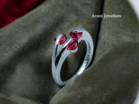 Avani Jewellers Silver Ladies Fancy Ring - 2.54, 10