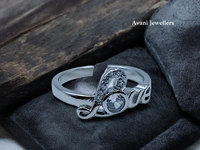 Avani Jewellers Silver Ladies Fancy Ring - 2.61, 14