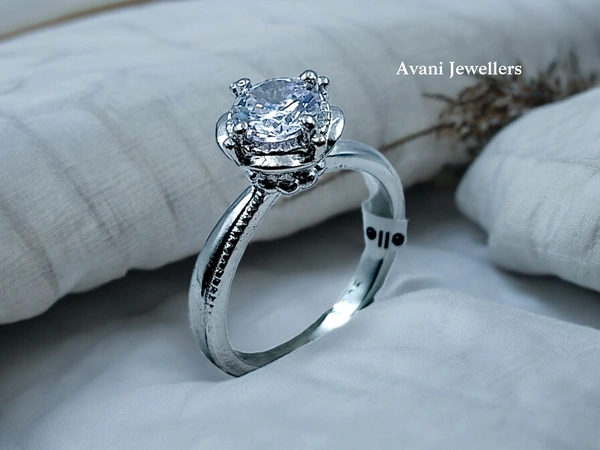 Avani Jewellers Silver Ladies Fancy Ring - 2.89, 11