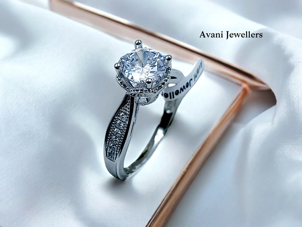 Avani Jewellers Silver Ladies Fancy Ring - 3.89, 17