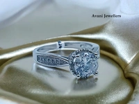 Avani Jewellers Silver Ladies Fancy Ring - 3.89, 17