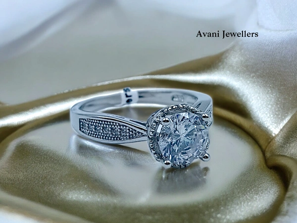 Avani Jewellers Silver Ladies Fancy Ring - 3.89, 17