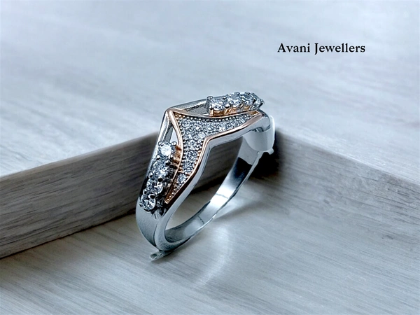 Avani Jewellers Silver Ladies Fancy Ring - 3.29, 17