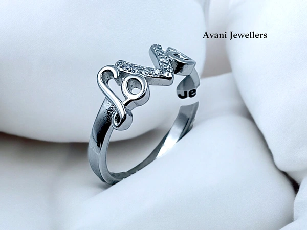Avani Jewellers Silver Ladies Fancy Ring - 2.37, 14