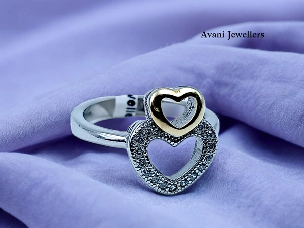 Avani Jewellers Silver Ladies Fancy Ring - 2.67, 10