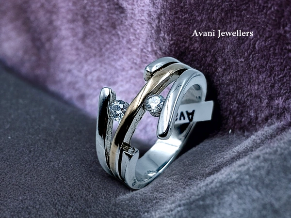 Avani Jewellers Silver Ladies Fancy Ring - 4.9, 14