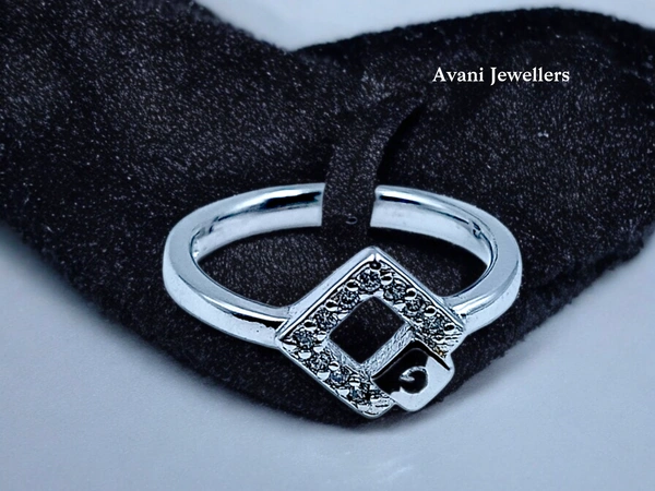 Avani Jewellers Silver Ladies Fancy Ring - 2.07, 10