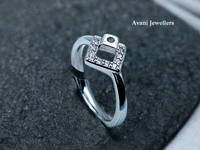 Avani Jewellers Silver Ladies Fancy Ring - 2.07, 10