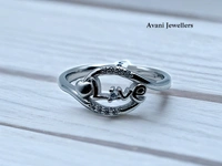 Avani Jewellers Silver Ladies Fancy Ring - 2.46, 17