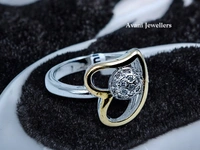 Avani Jewellers Silver Ladies Fancy Ring - 2.85, 12