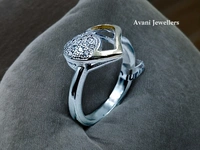 Avani Jewellers Silver Ladies Fancy Ring - 2.7, 9