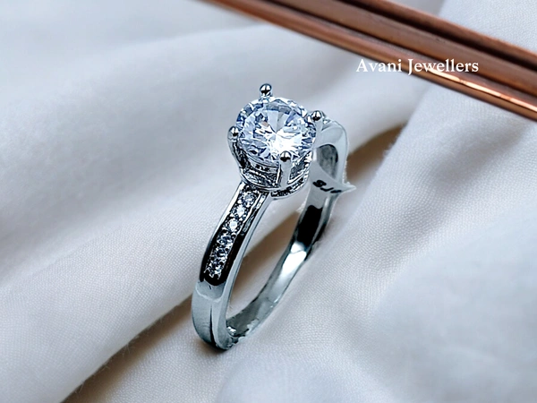 Avani Jewellers Silver Ladies Fancy Ring - 3.18, 20
