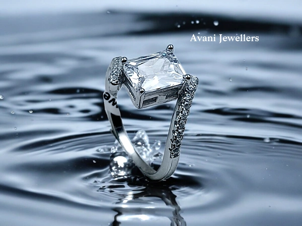 Avani Jewellers Silver Ladies Fancy Ring - 2.66, 12