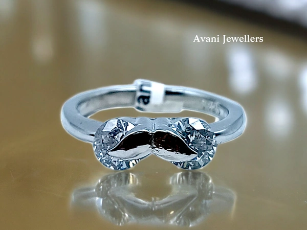 Avani Jewellers Silver Ladies Fancy Ring - 2.63, 10