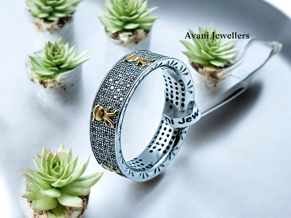 Avani Jewellers Silver Ladies Fancy Ring - 5.92, 19.5